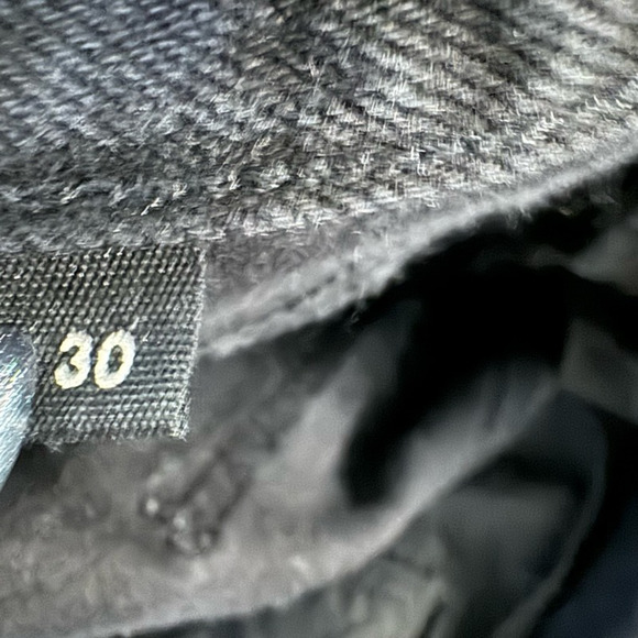 Denim Forum The Bonet High Rise Loose Jeans Women's 30 Black Button Fly - Picture 8 of 11